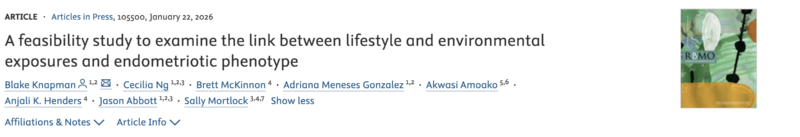 The Link Between Lifestyle and Environmental Exposures and Endometriotic Phenotype – RBMO