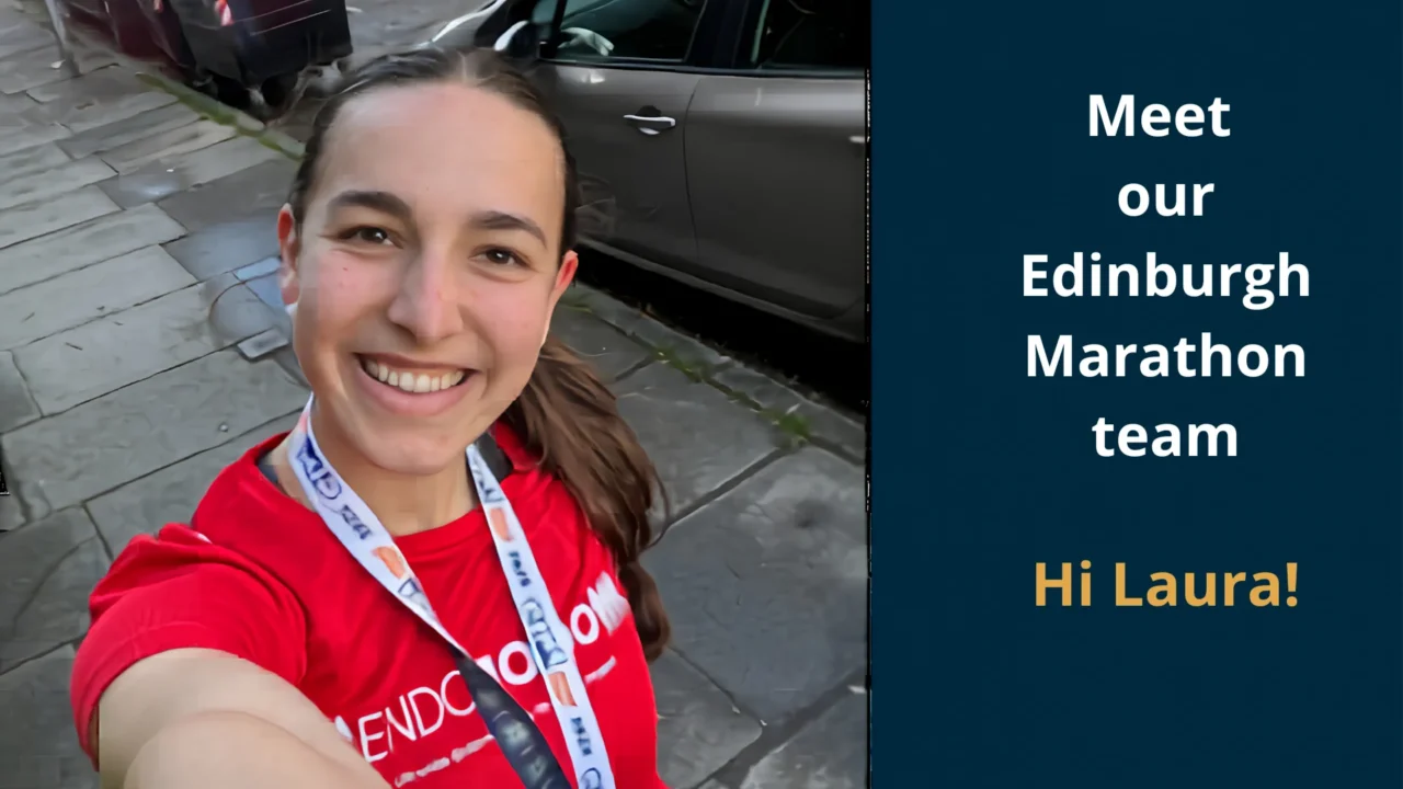 Laura Running at Edinburgh Marathon Festival for Endometriosis Research – ENDO1000