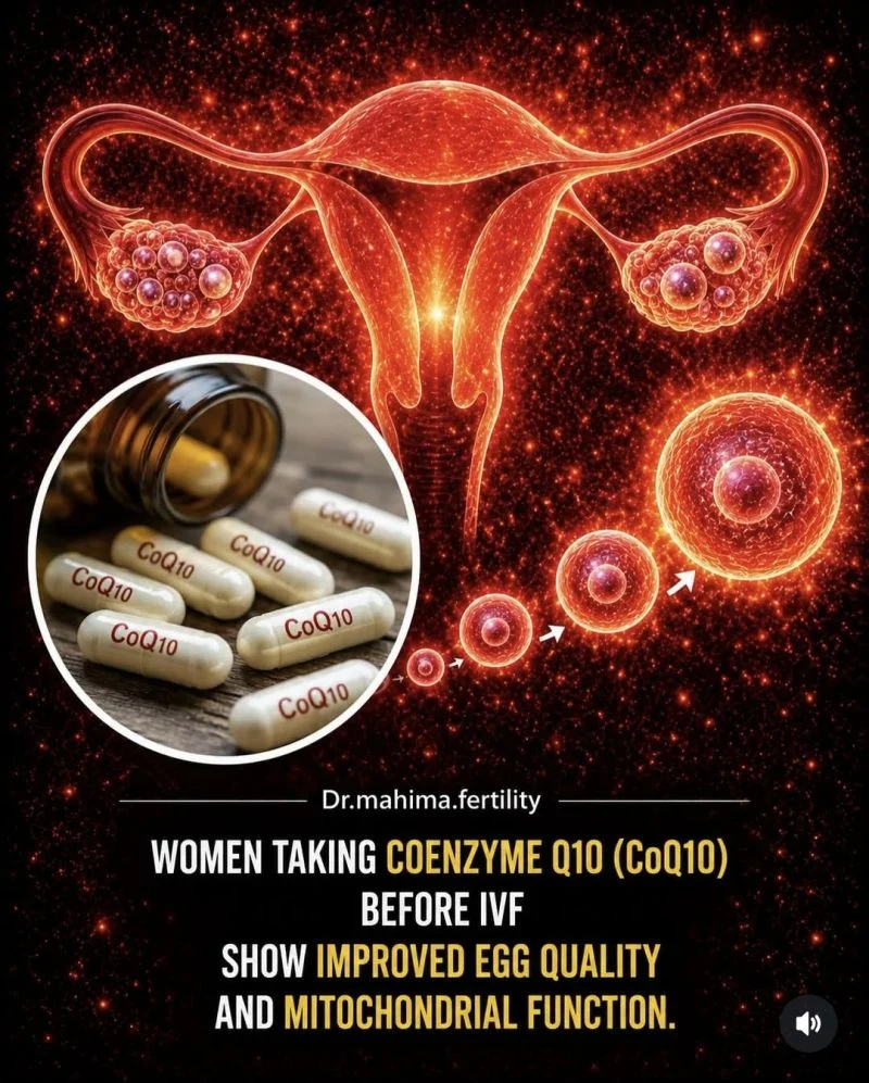Shilpa Sharma: Women Taking CoQ10 Before IVF Showed Improved Egg Quality and Mitochondrial Function