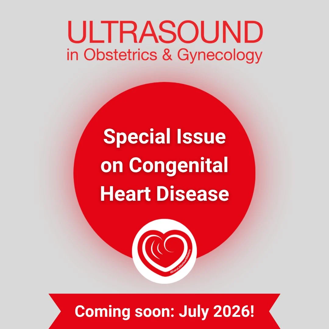 UOG Journal Special Issue to Spotlight Advances in Congenital Heart Disease Research – ISUOG