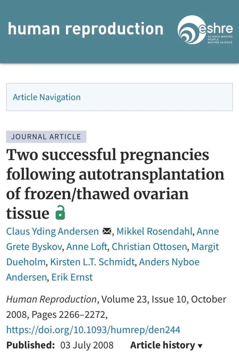 Juan J. Fraire-Zamora: Join Us to Revisit a Landmark Ovarian Tissue Study at ESHRE 2026