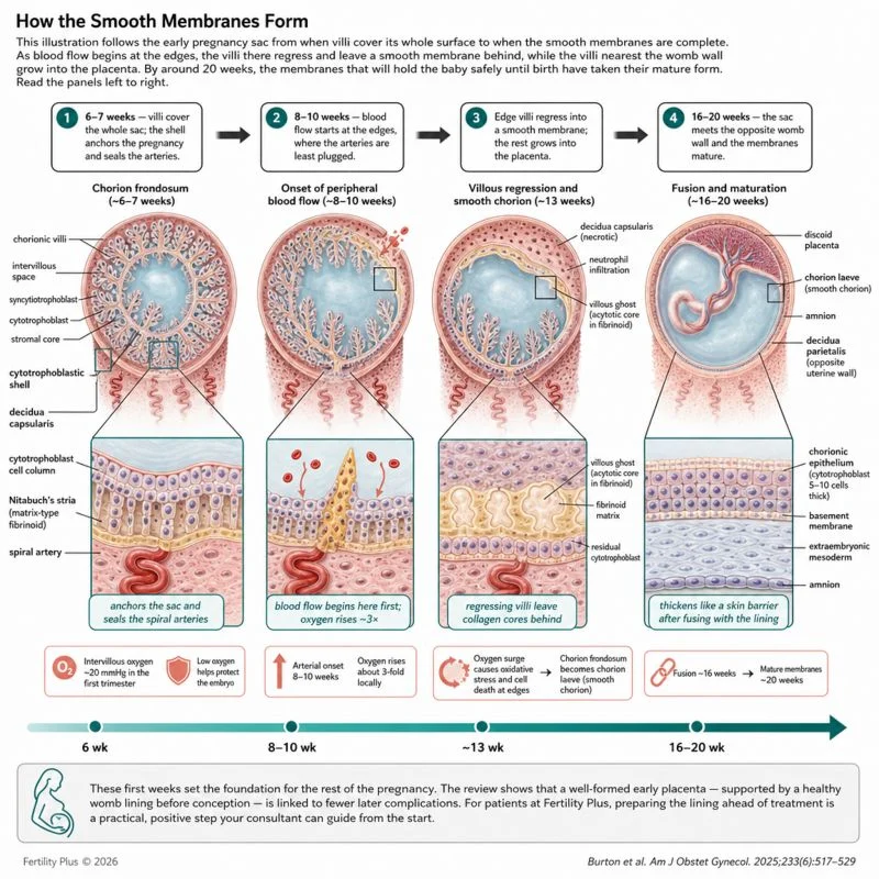 How Smooth Membranes Form During Pregnancy: A Four-Stage View of Early Gestation – Fertility Plus