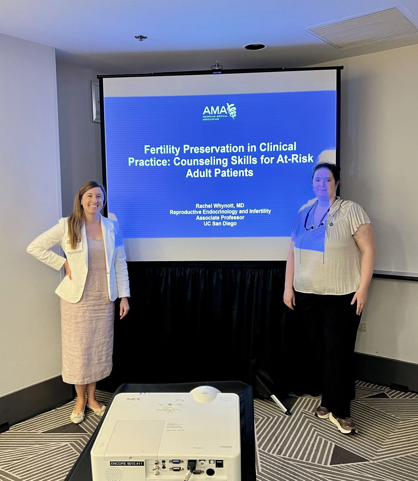 ASRM Delegate Rachel Whynott Presented on Fertility Preservation in Clinical Practice – ASRM