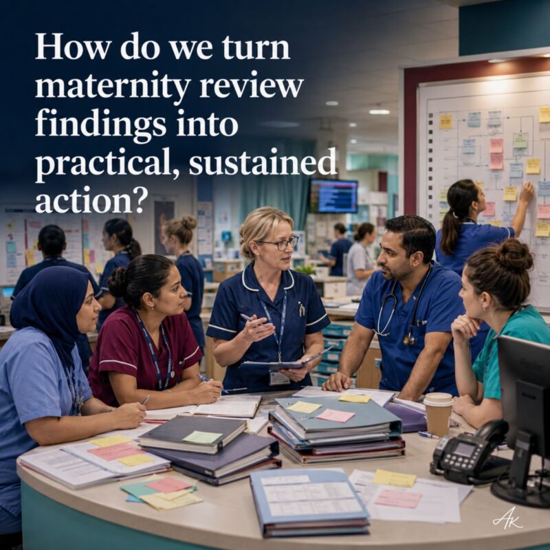 Asma Khalil: Turning Maternity Review Recommendations into Everyday Practice!