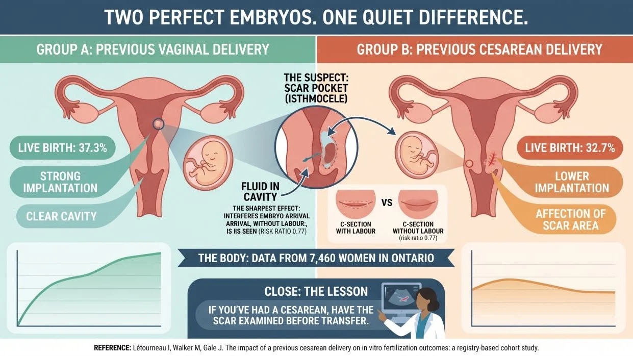 Your C-Section Scar Could Be decreasing Your IVF Baby Dreams – Fertility Plus