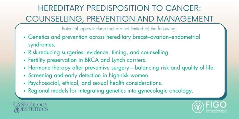 Hereditary Gynecologic Cancer Care Is Evolving, but Access and Health Systems Remain Unequal – IJGO