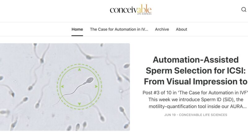 Alan Murray: The Case for Automation in IVF Is Being Made in the Open