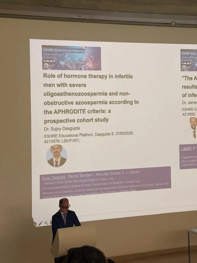 Sujoy Dasgupta: APHRODITE Concept and Male Fertility Research Highlighted at ESHRE