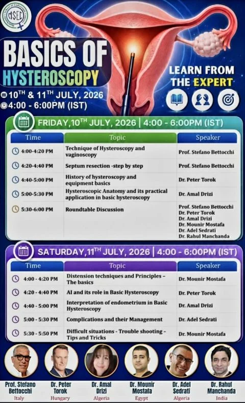 Marco Zaccaria: Masterclass Organized by MSEC On The Basics of Hysteroscopy