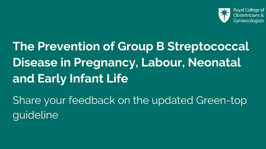 The Prevention of Group B Streptococcal Disease in Perinatal Period – RCOG