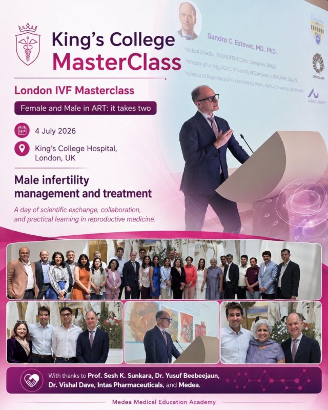 Sandro Esteves: Scientific Exchange and Innovation in Male Fertility at London’s IVF Masterclass