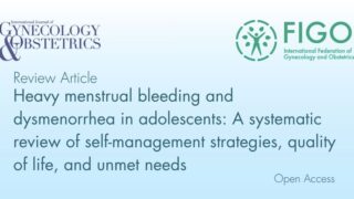 Heavy Menstrual Bleeding and Dysmenorrhea in Adolescents - IJGO