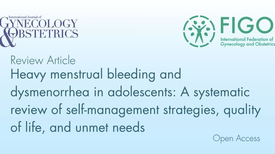 Heavy Menstrual Bleeding and Dysmenorrhea in Adolescents – IJGO