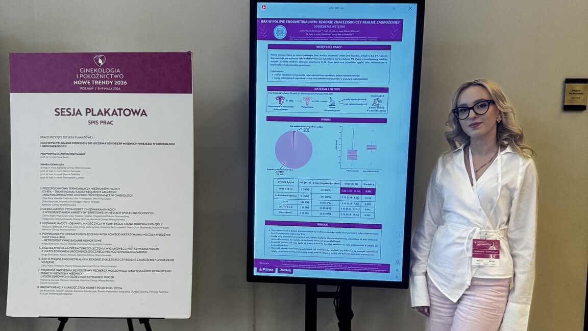 Zofia Kiestrzyn: Award-Winning Research on Endometrial Cancer in Uterine Polyps