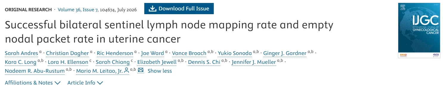ICG-Guided SLN Mapping Across BMI Groups in Uterine Cancer – IJGC