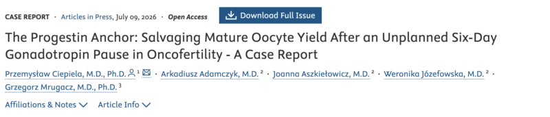 Salvaging Mature Oocyte Yield After an Unplanned Six-Day Gonadotropin Pause in Oncofertility – Fertility and Sterility