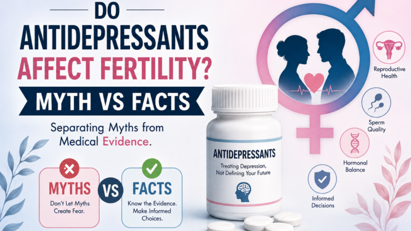 Kothwal Jabeen: Do Antidepressants Affect Fertility?
