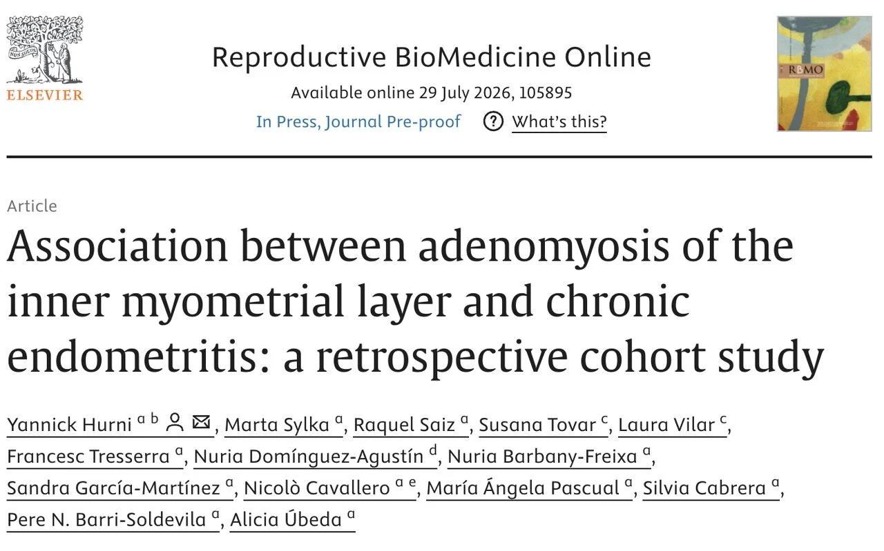 Yannick Hurni: Perhaps Not All Adenomyosis Is the Same…