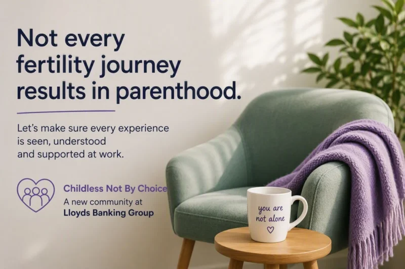 Brothaigh Russell։ Proud to Launch the Childless Not By Choice Community at Lloyds Banking Group