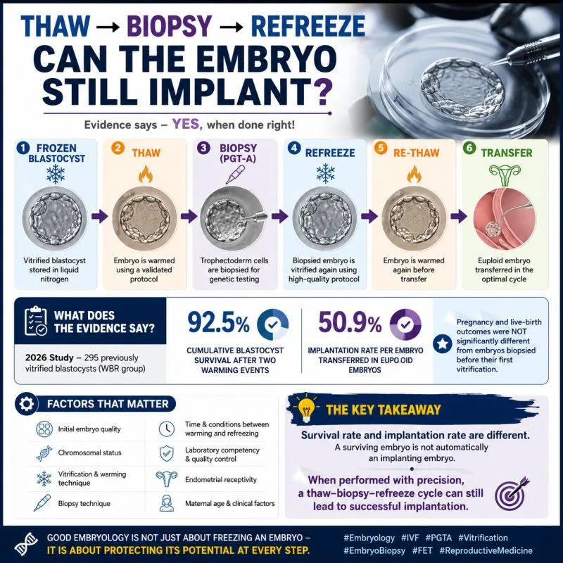 Hemanth Valluri: Can a Frozen Embryo Survive Thawing, Biopsy, and Refreezing?
