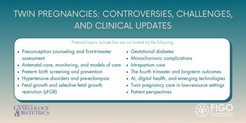 Thrilled to Launch a New Special Issue on Twin Pregnancies – IJGO