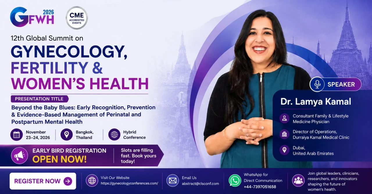 Registrations are Open for 12th Global Summit on Gynecology, Fertility and Women’s Health 2026
