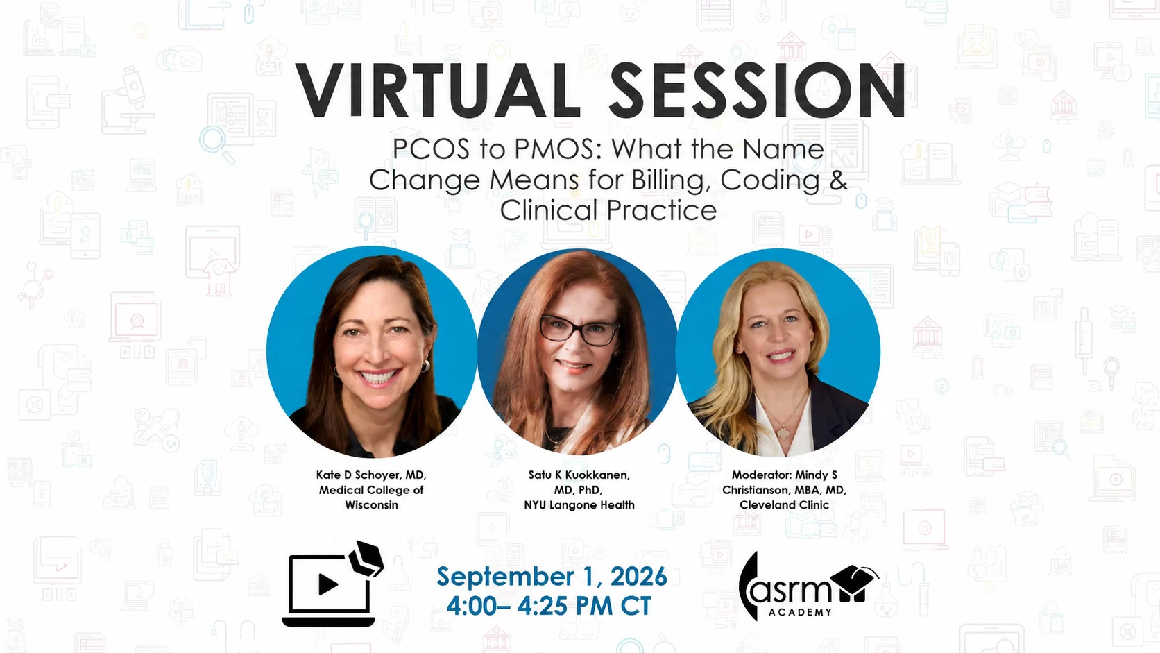 PCOS to PMOS, ASRM
