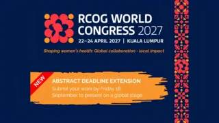 Abstract Submission Deadline for RCOG World Congress 2027 Has Been Extended