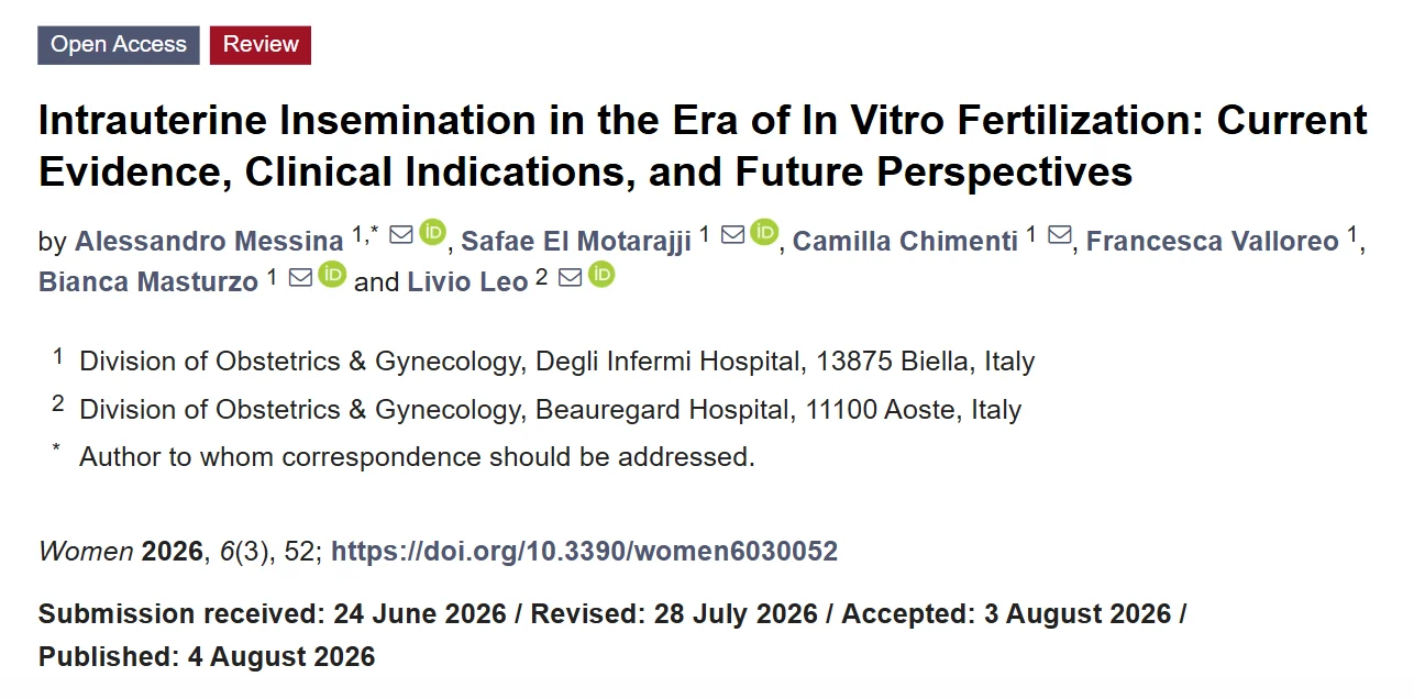 Alessandro Messina: The Evolving Role of IUI in the IVF Era