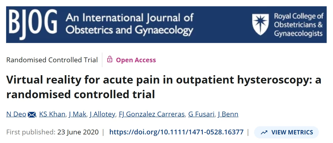 Office Hysteroscopy Beyond Analgesia: What the VISION-HYST Trial Tells Us About the Clinical Environment