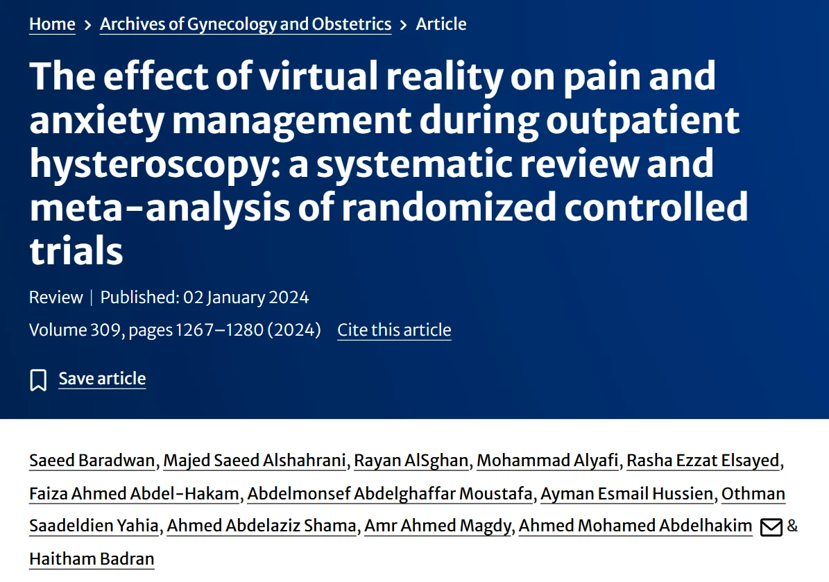 Office Hysteroscopy Beyond Analgesia: What the VISION-HYST Trial Tells Us About the Clinical Environment