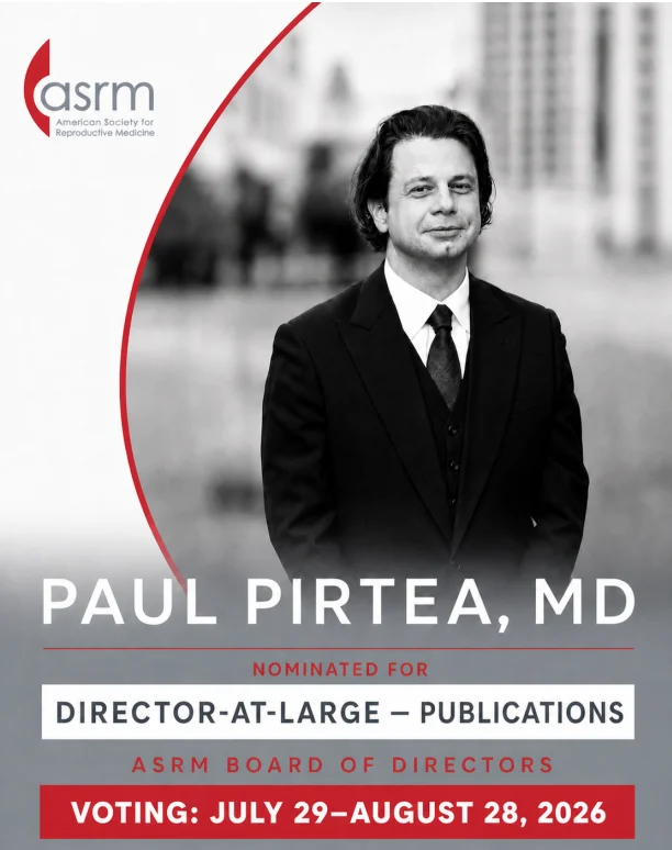 Paul Pirtea: Honored to Be Nominated for ASRM Director-at-Large – Publications