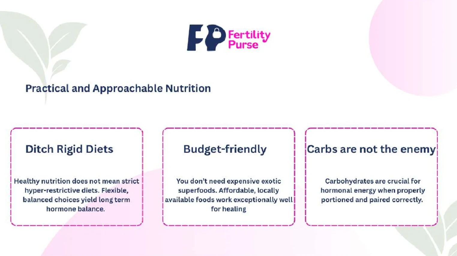 The PMOS Plate Was a Success – Fertility Purse and Wellness