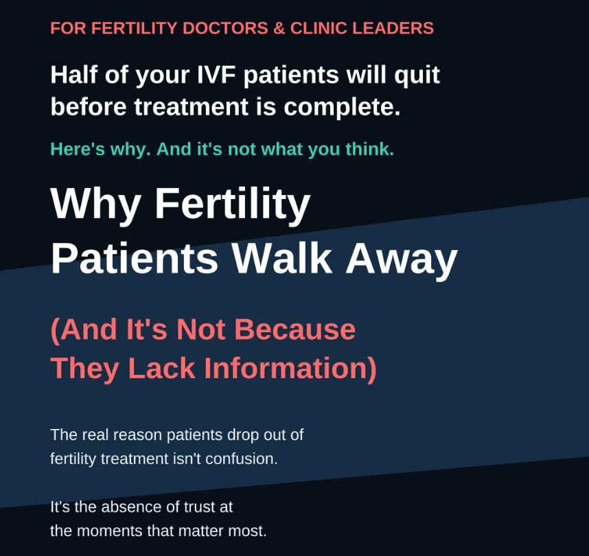Bob Miglani: Why Fertility Patients Walk Away