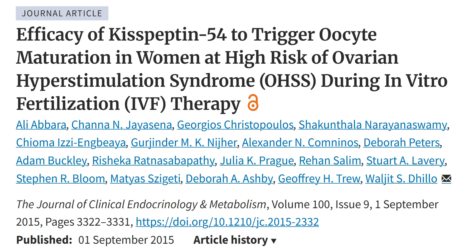 Mazen Al-Obaidi: Kisspeptin and the Neuroendocrine Control of Ovulation