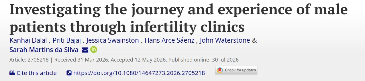 Sarah Martins da Silva։ Addressing Unmet Needs in Male Infertility Care