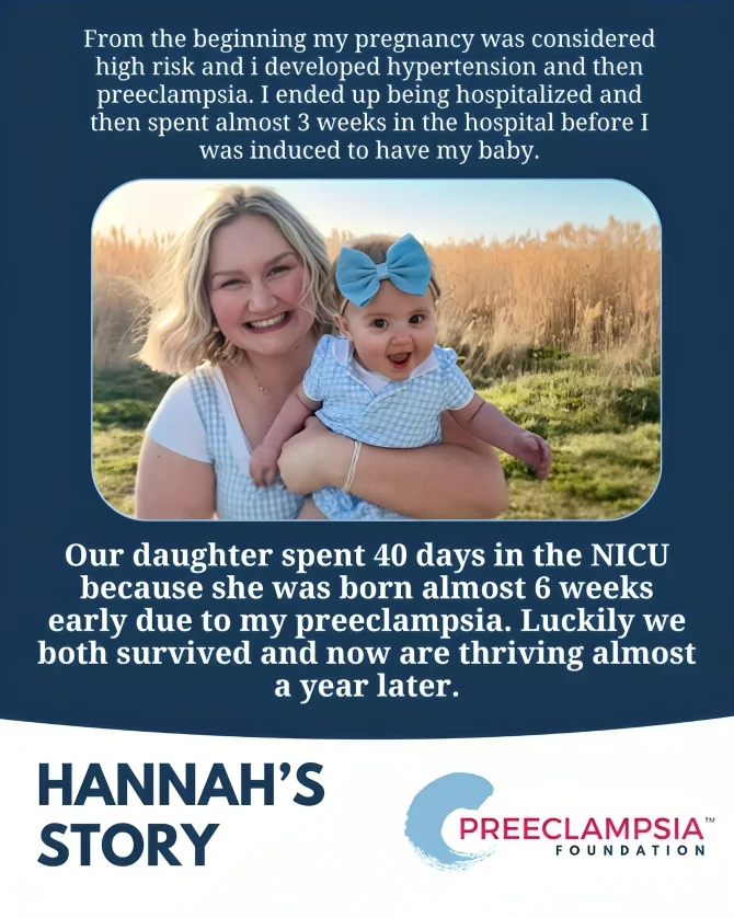 Sharing Hannah’s Story with Preeclampsia This Story Sunday – Preeclampsia Foundation