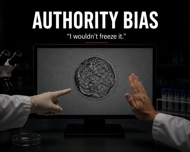 Beata Blazkova: How Authority Bias Can Quietly Enter an Embryology Lab