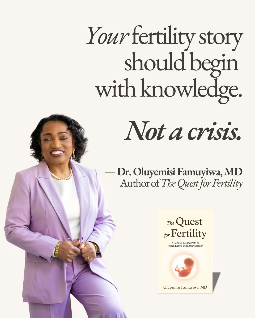 Oluyemisi Famuyiwa: Your Fertility Story Should Begin with Knowledge, Not a Crisis