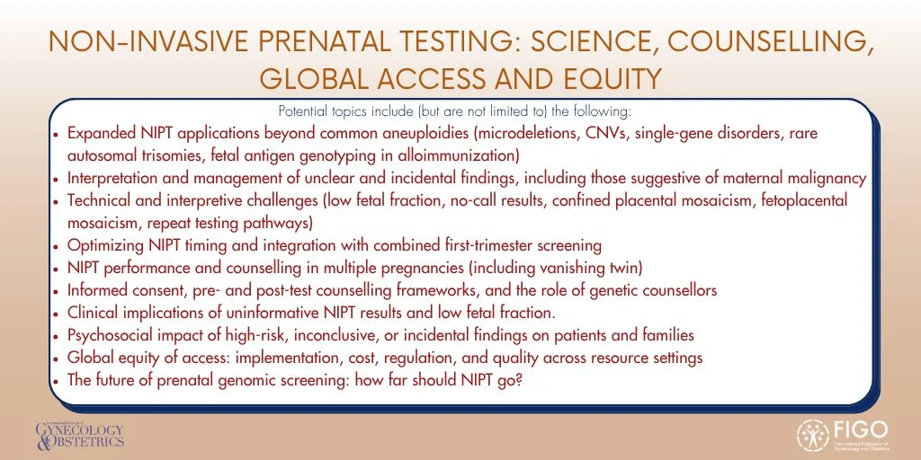 Non-Invasive Prenatal Testing: Science, Counselling, Global Access and Equity – IJGO
