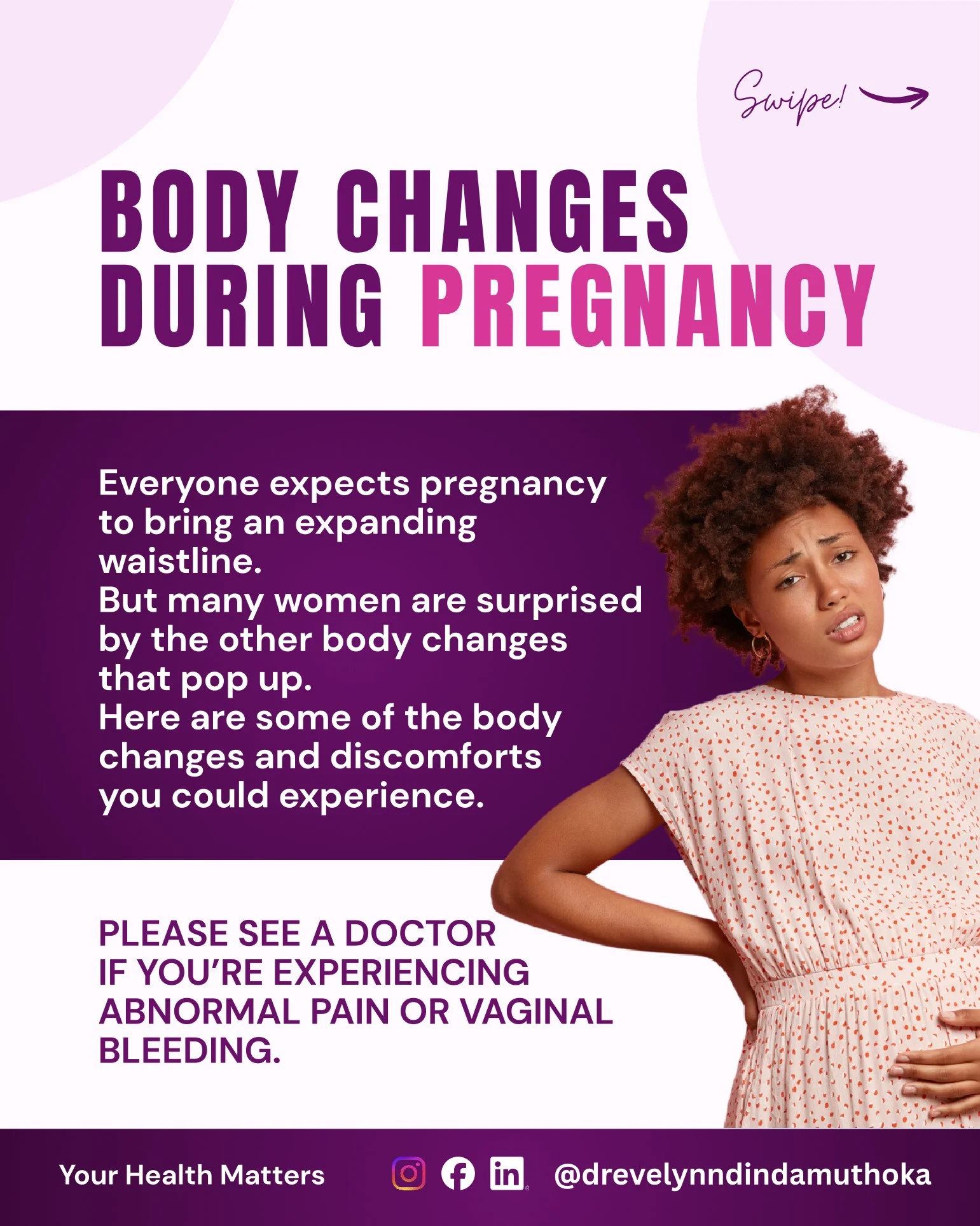 Evelyn Ndinda։ Body Changes During Pregnancy