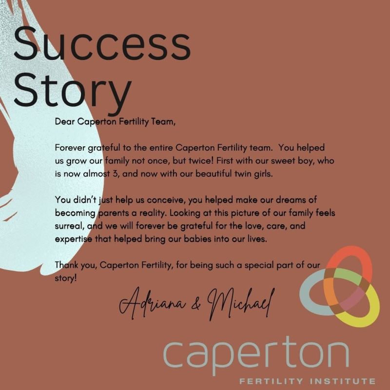 Celebrating a Beautiful Family Whose Journey Brought Them 2 Incredible Chapters – Caperton Fertility Institute