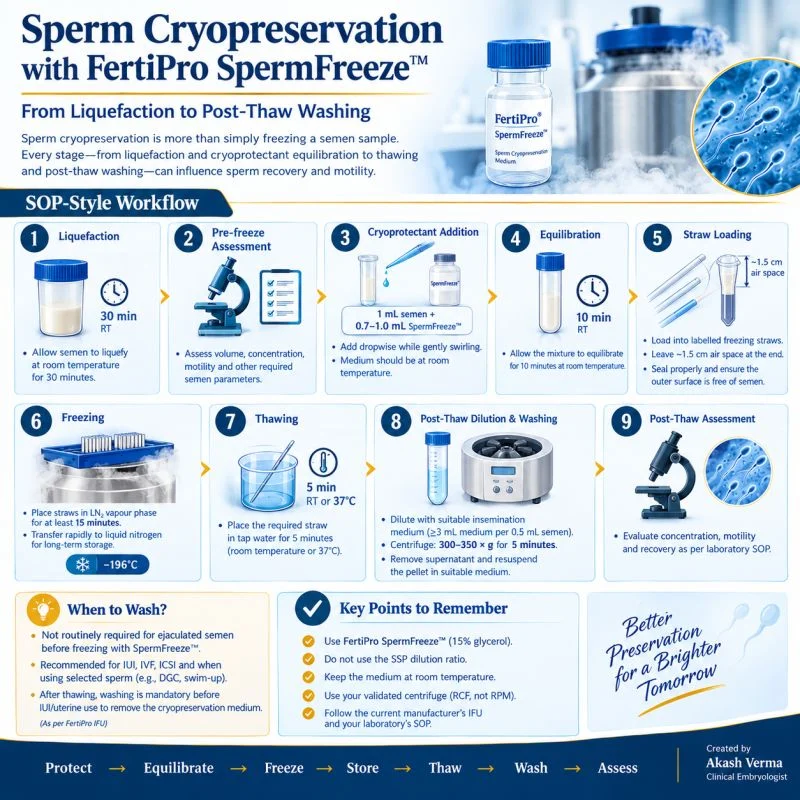 Akash Verma: Sperm Cryopreservation with FertiPro SpermFreeze