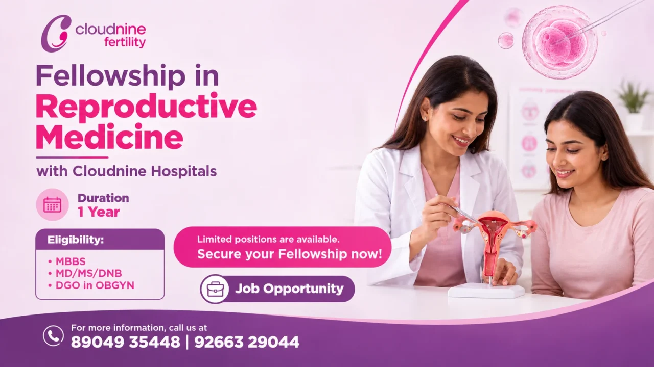 Applications Are Open for Cloudnine’s 1-Year Fellowship in Reproductive Medicine for OB/GYNs