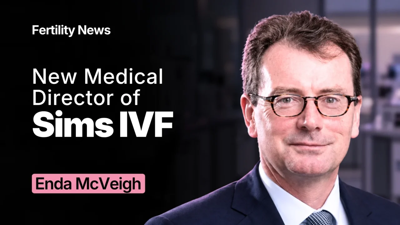 Sims IVF Appoints Leading Reproductive Medicine Specialist Prof. Enda McVeigh as New Medical Director