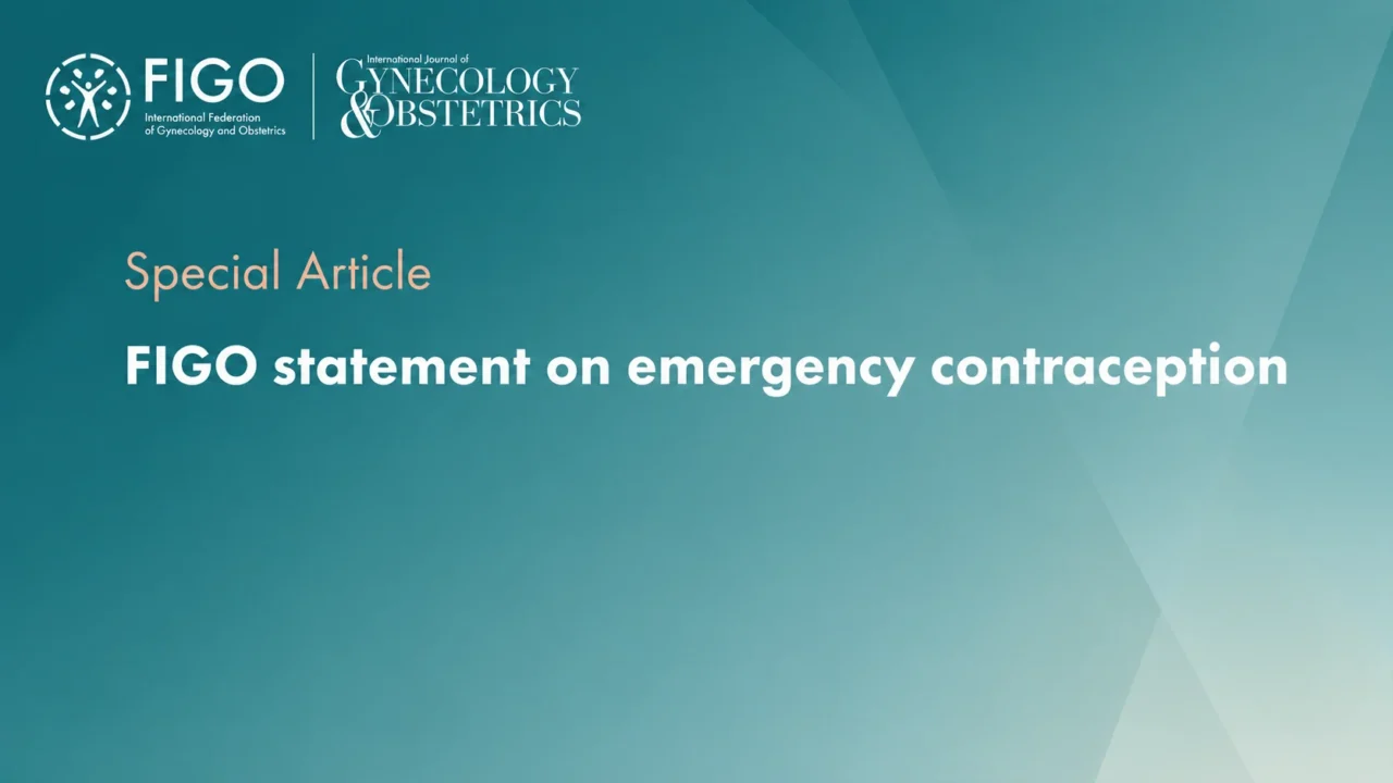 New FIGO Statement on Emergency Contraception