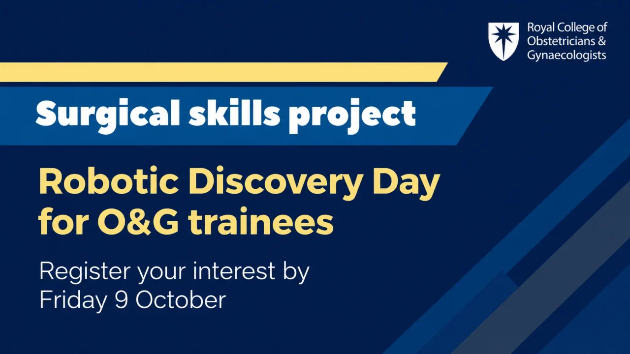 Robotic Discovery Day of Ob/Gyn Trainees – RCOG