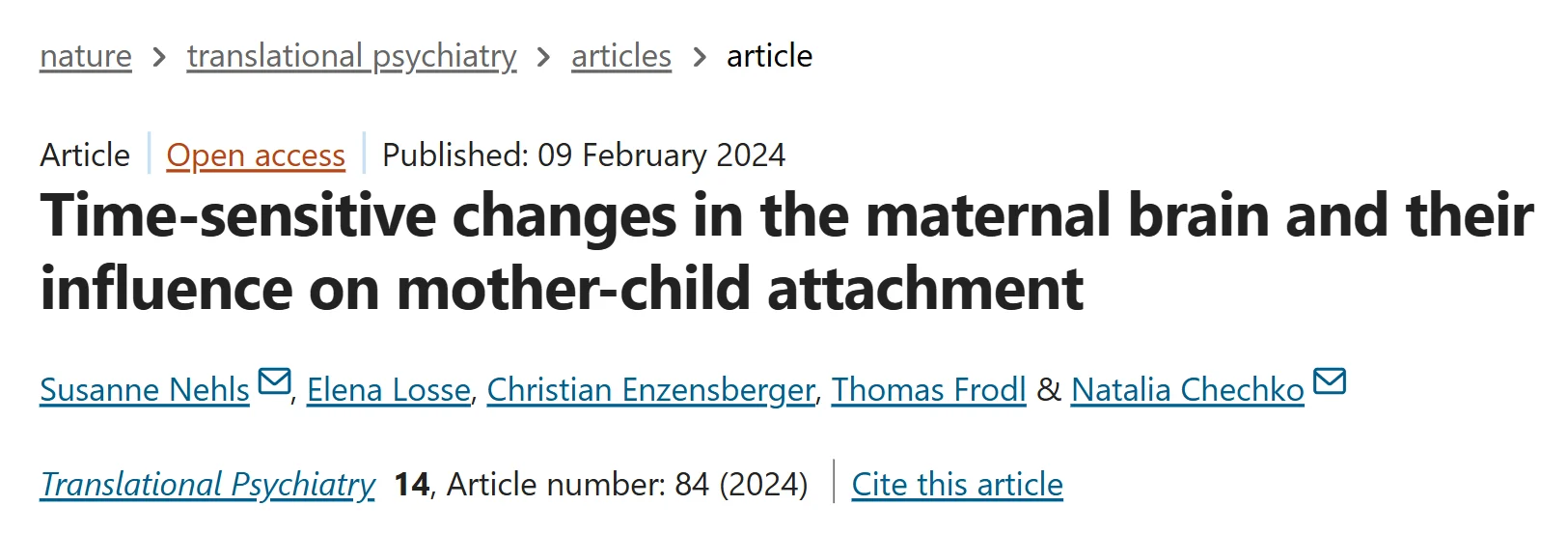 Mazen Al-Obaidi: How Pregnancy Reshapes the Maternal Brain