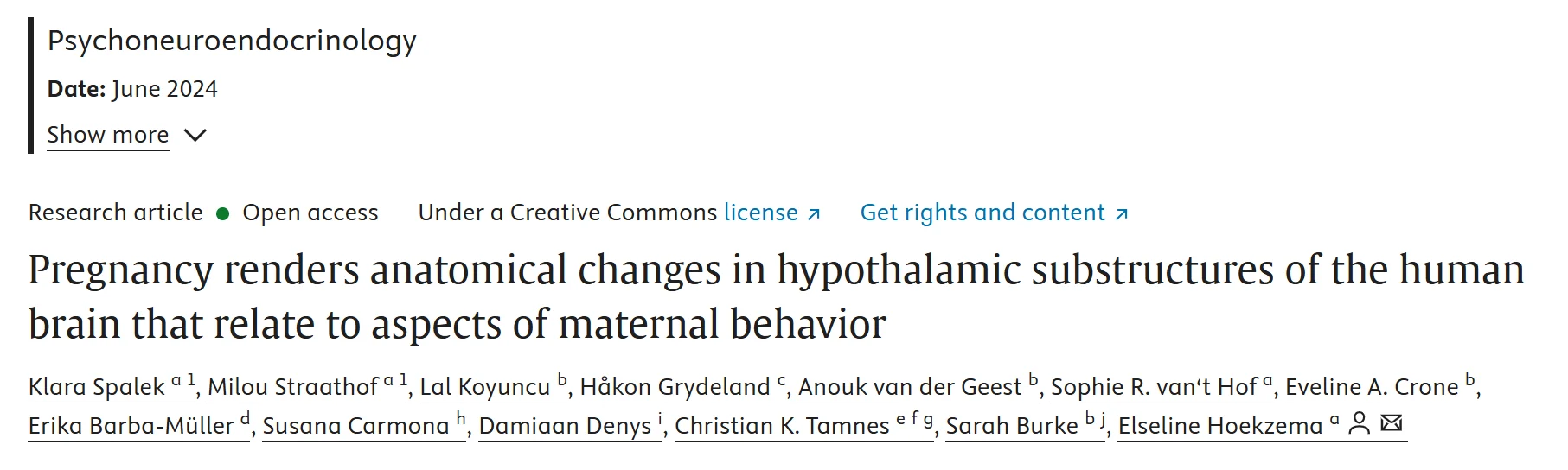 Mazen Al-Obaidi: How Pregnancy Reshapes the Maternal Brain