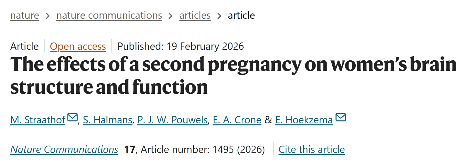 Mazen Al-Obaidi: How Pregnancy Reshapes the Maternal Brain